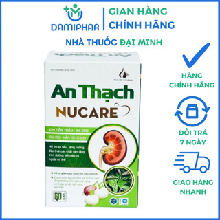 An thạch nucare lọ 60 viên - hỗ trợ sỏi đường tiết niệu, sỏi mật, sỏi thận