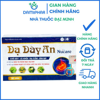 Dạ dày an nucare hộp 30 viên - thảo dược hỗ trợ các bệnh dạ dày