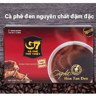 Cà phê hòa tan đen g7 hộp 30g