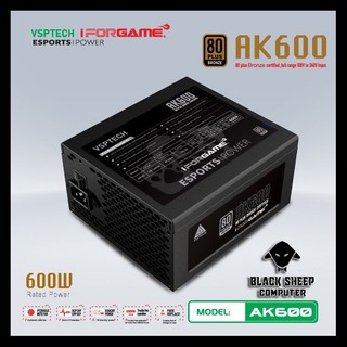 Nguồn psu vsptech - iforgame ak600 80plus bronze