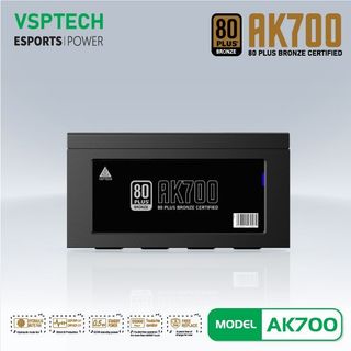 Nguồn PSU VSPTECH - IFORGAME AK700 80PLUS BRONZE