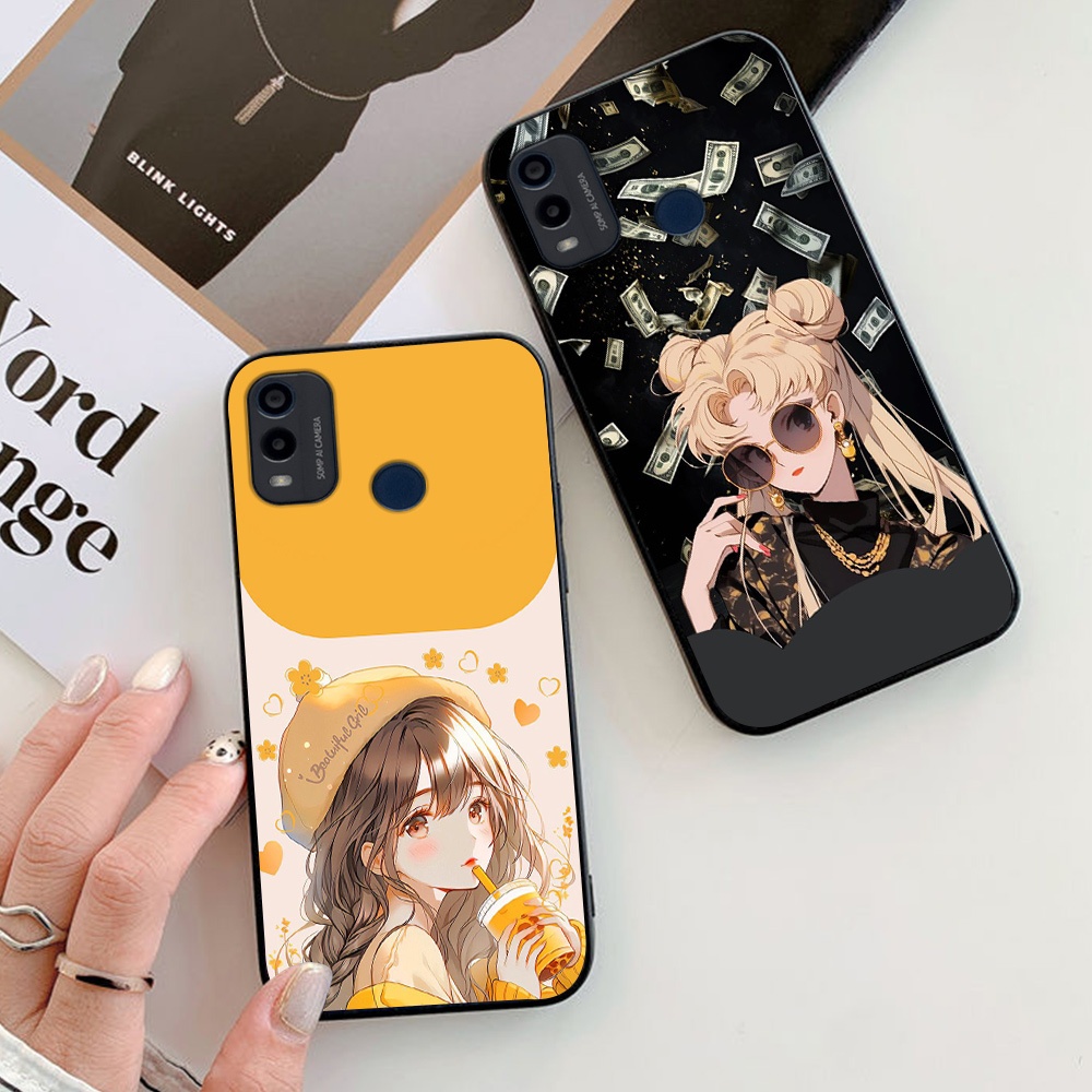 ốp lưng nokia c21 plus / nokia g11 plus / nokia c31 in hình cô gái thời thượng , ốp xinh