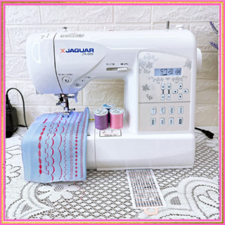  Máy May Gia Đình Nhật Jaguar JTA-5000- May Cơ Bản Và Thêu Trang Trí - Mới Đến 99% - 99 Đường May Thêu -BH 1 Năm 