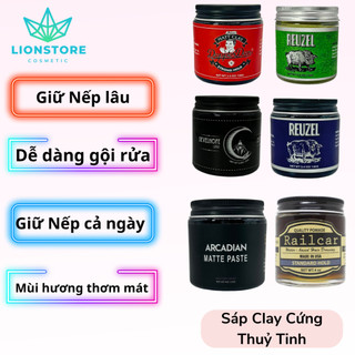 Sáp vuốt tóc Railcar Quality Pomade 100gr tạo kiểu giữ nếp cho tóc.