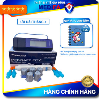  Máy đo đường huyết, tiểu đường Terumo Medisafe Fit C Chính Hãng Nhật Bản, Bảo hành 5 năm