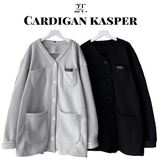 Áo Cardigan Nỉ Bông Form Suông Kasper Unisex
