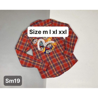 Sơ Mi Kẻ Thêu Hình Hot