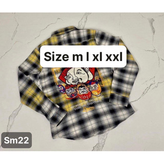 Sơ Mi Kẻ Thêu Hình Hot