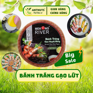 Bánh tráng cuốn gạo lứt Mekong River 300g - Bánh Tráng Gạo Lứt Huyết Rồng/ Bánh Tráng
