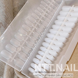 Móng Úp Nhám Sẵn Form Vuông Oval Trong