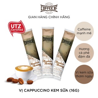 Mountain Morning gói lẻ 16g - Cà phê hoà tan kem sữa thơm ngậy - Coffee 3F (1 gói)