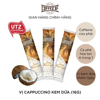 Sea Breeze gói lẻ 16g - Cà phê hoà tan kem dừa - Coffee 3F (1 gói)