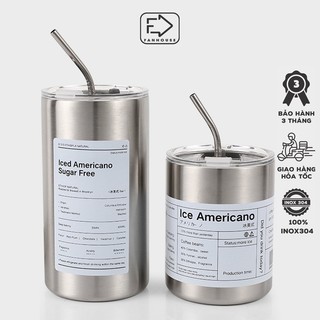 Ly giữ nhiệt cao cấp IA cốc nước giữ nhiệt thể thao Fan House bình chống xước inox 304, hỗ trợ khắc tên