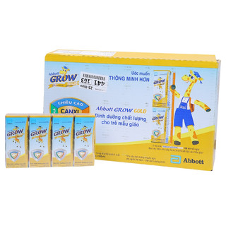 Hsd 2025- thùng 48 hộp sữa nước abbott grow gold 180ml/ hộp