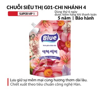 Nước Giặt Blue Hàn Quốc Hương Thảo Mộc Chính Hãng 2000ML