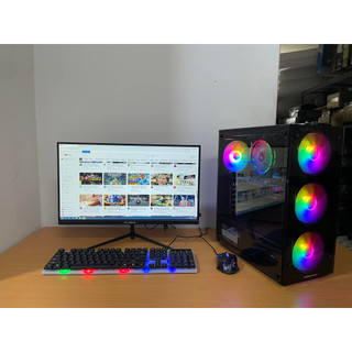 Bộ máy tính chơi game H61 , i5 3470, ram 8GB, ổ cứng HDD 500GB; Màn 22 inch Tặng kèm 1 SSD 120GBvà 1 bộ phím chuột Game