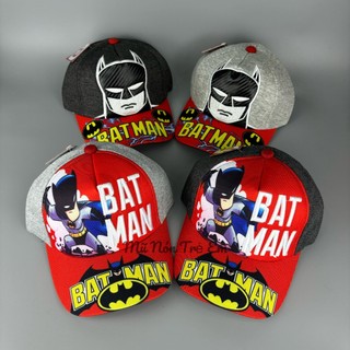 Nón kết batman cho bé trai, mũ lưỡi trai siêu nhân nhện