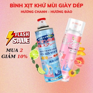 Chai xịt khử mùi giày dép NaNo, chai xịt khử mùi hôi chân hiệu quả
