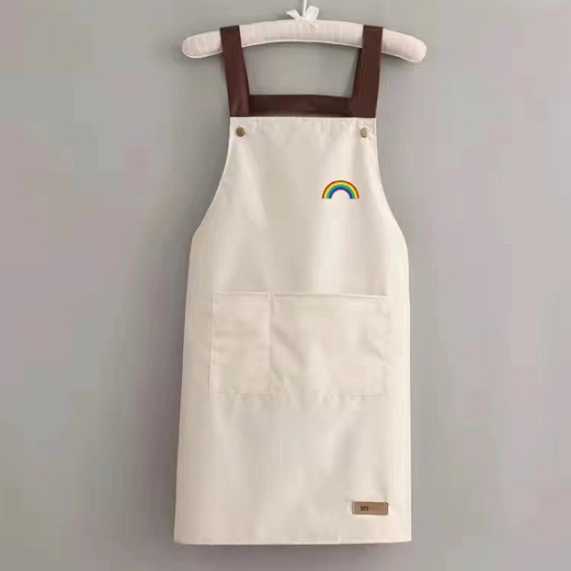 Tạp Dề Nấu Ăn VilaHome, Chất Liệu Vải Chống Thấm Nước Và Dầu Mỡ Hoạ Tiết Đa Dạng, Tạp Dề Màu Ghi Đẹp