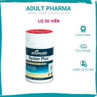 Tinh chất hàu New Zealand Good Health Oyster Plus tăng cường sinh lý nam giới hộp 30v, 60v