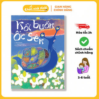 Sách Ehon cho bé 3 6 tuổi - Nỗi buồn ốc sên