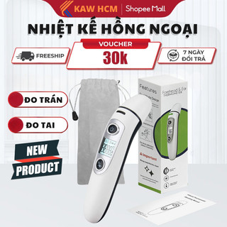 Nhiệt kế điện tử hồng ngoại KAW độ chính xác cao đo trán, đo cơ thể, hàng chính hãng , BH 12 Tháng