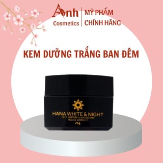 Kem Dưỡng Trắng Da Ban Đêm Hana White Night Hanayuki