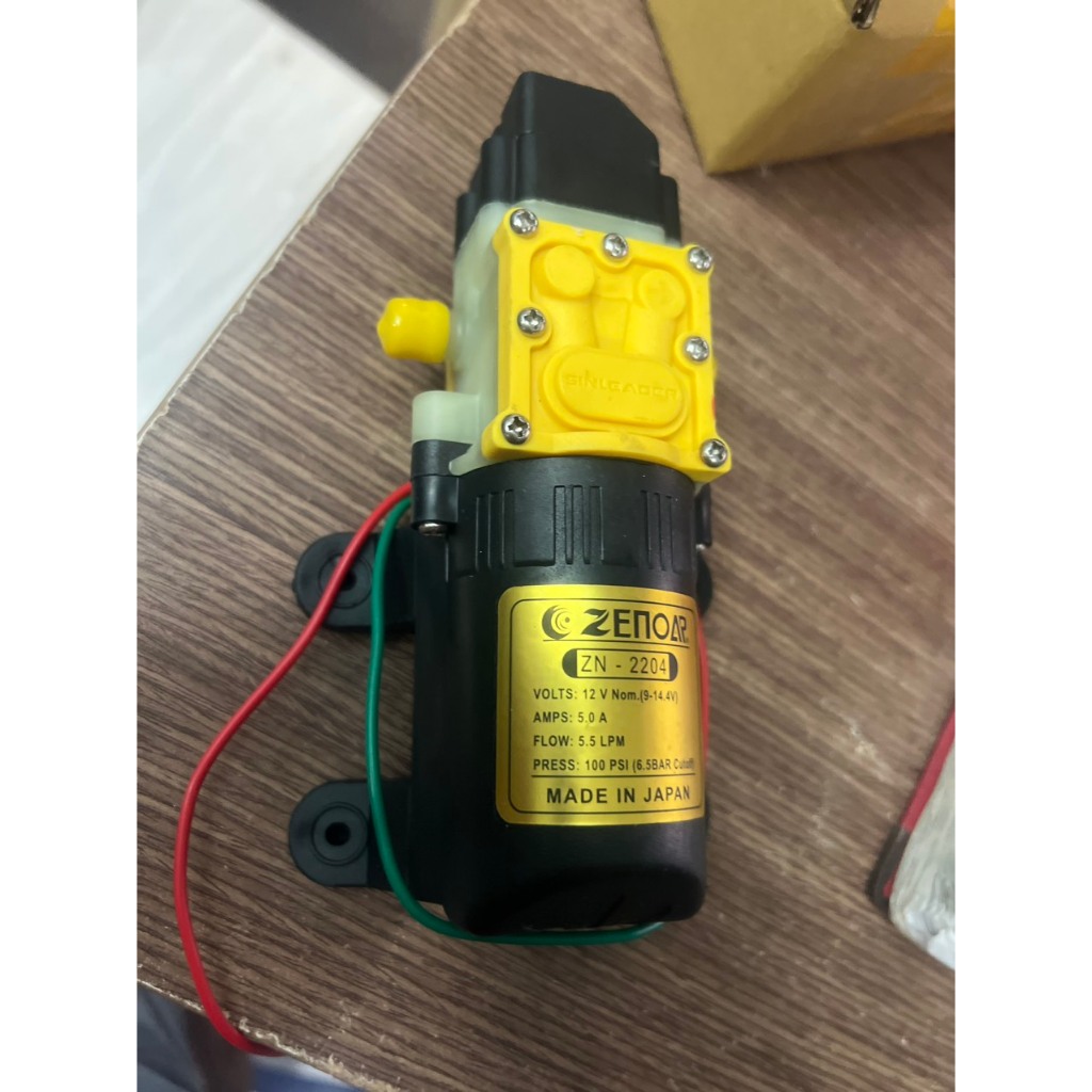 Bộ máy rửa xe mini 12V công suất 5L - bộ máy bơm mini 12v -zenoar