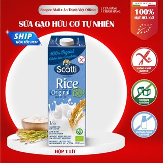 Sữa Gạo Tự Nhiên Hữu Cơ Riso Scotti - Bio Original Rice Drink 1L