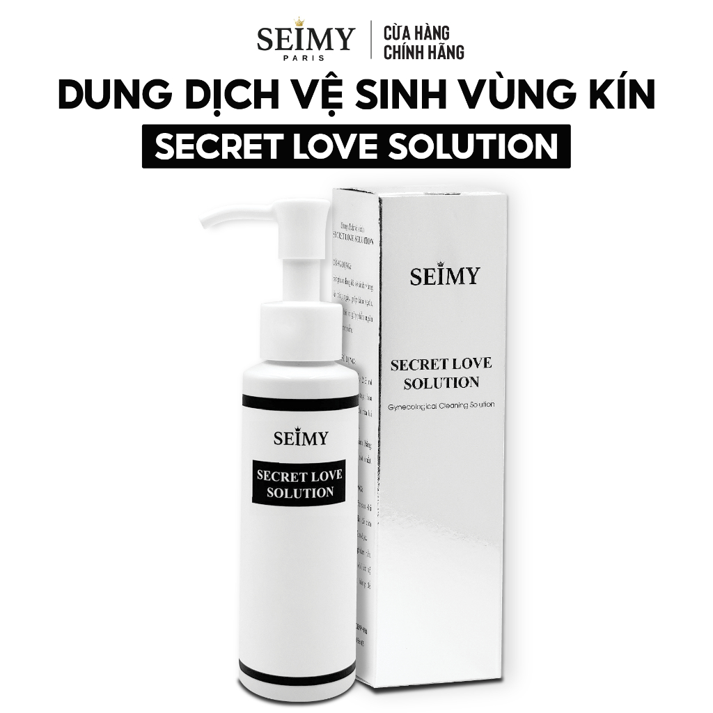 Dung dịch vệ sinh dạng gel SEIMY - Secret Love Solution 100ml