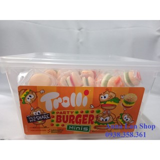 Kẹo dẻo Trolli mini Burger Đức (600g, 60 cái)(date 3/25)
