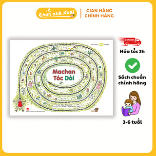 Sách truyện Ehon cho bé từ 3 tuổi - Machan Tóc Dài