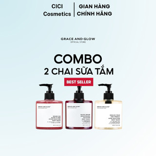 Combo 2 chai sữa tắm nước hoa Grace and Glow best seller 400ml + 400ml