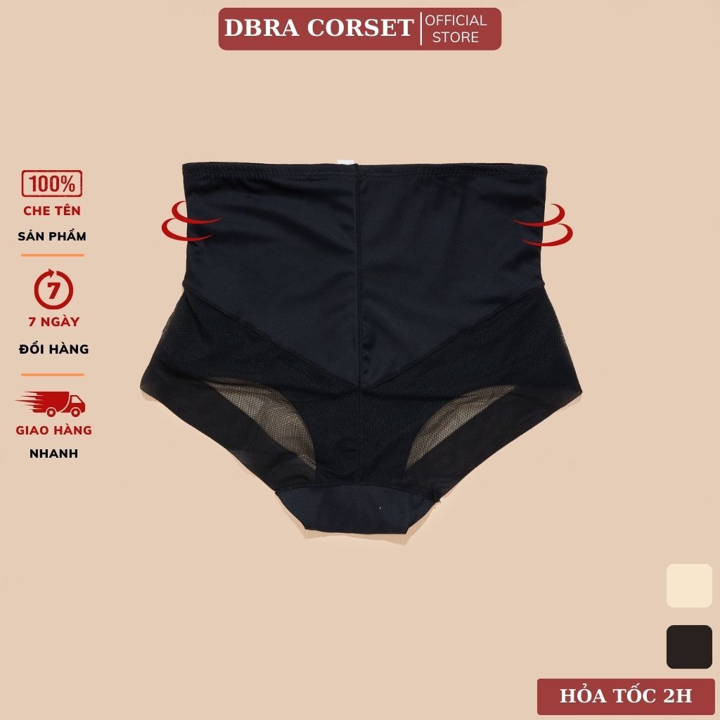 Quần Gen Nịt Bụng DBRA CORSET Định Hình Nâng Mông Gọn Bụng Vải Su Lưới Thoáng Khí - GB.20
