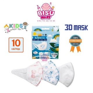 Khẩu Trang Trẻ Em BINDEN 3d Mask Kháng Khuẩn, An Toàn Cho Bé (SET 10 CÁI)