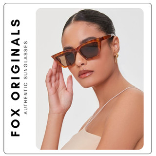 Kính mát nữ forever 21 1000456817 gọng mắt mèo chống tia uv hàng chính hãng