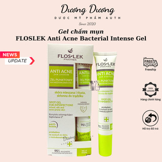 Gel chấm giảm mụn Floslek Anti Acne Bacterial Intense 20g