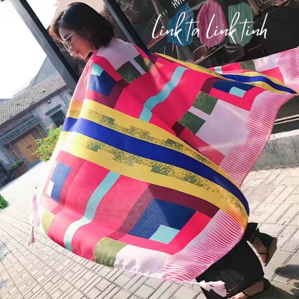 Khăn Boho - Khăn Boho vintage CAO CẤP - Khăn Boho Đi Biển LINK TA LINK TINH