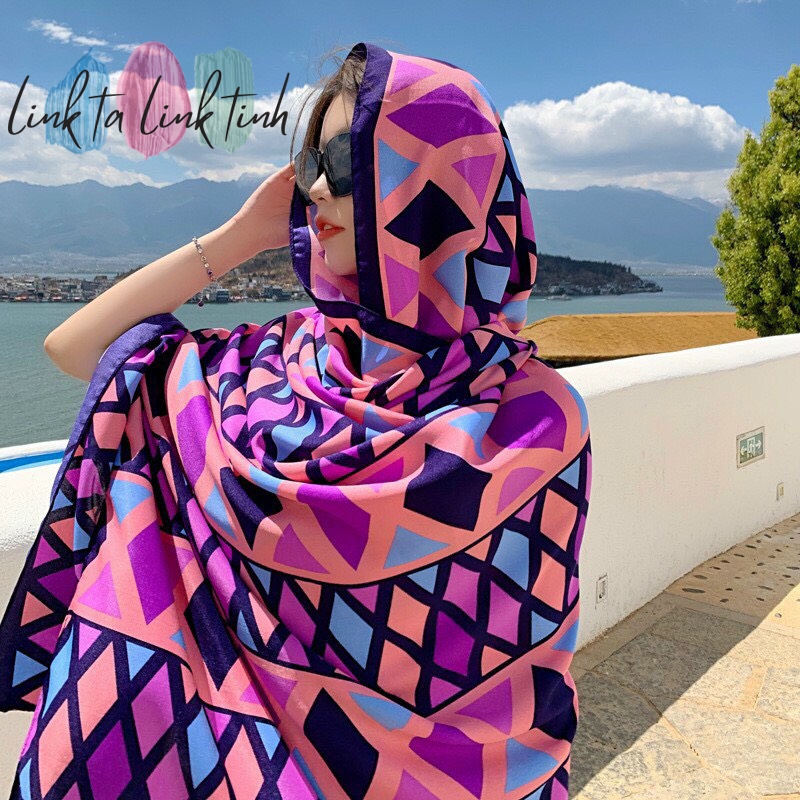 Khăn Boho - Khăn Boho vintage CAO CẤP - khăn boho thổ cẩm