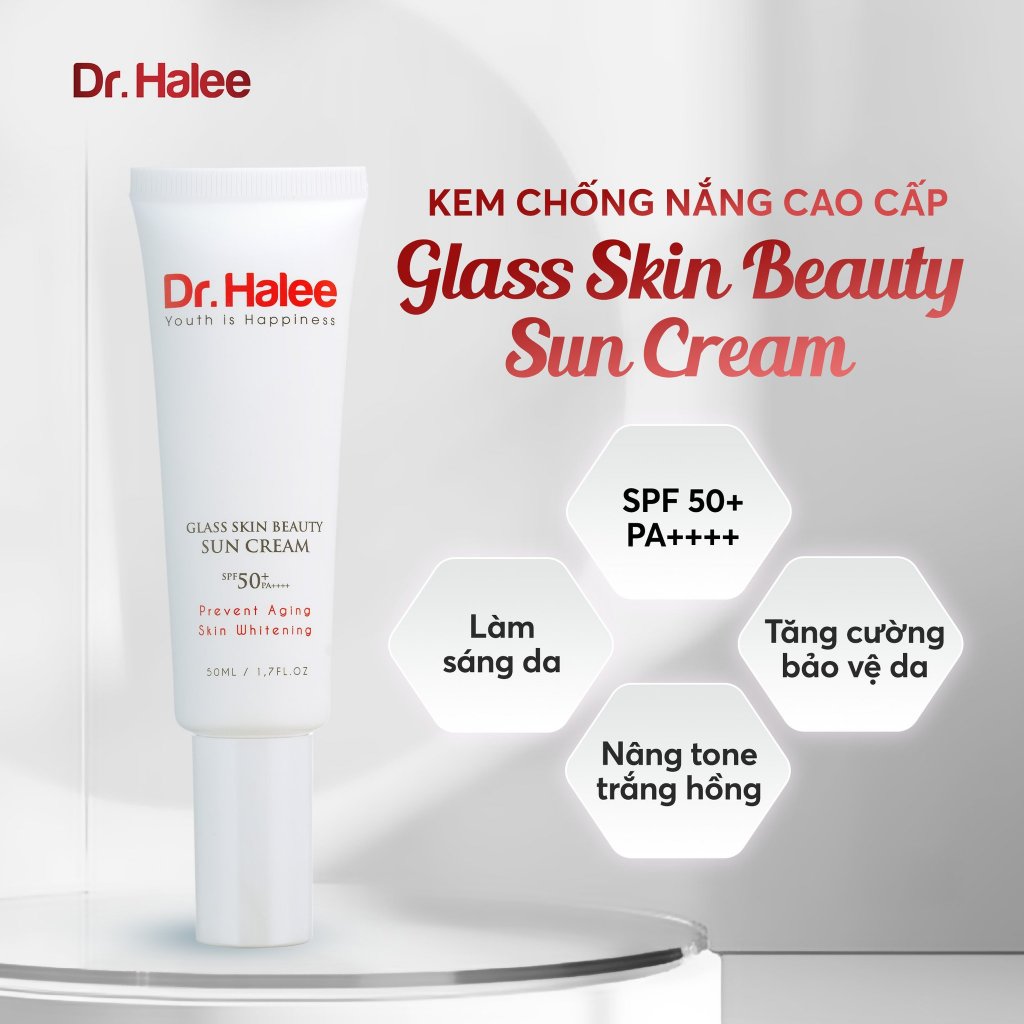 Combo Dưỡng Trắng Và Bảo Vệ Da DRHALEE (Kem Ruby Lựu Đỏ Ngày Đêm & Kem Chống Nắng Lựu Đỏ)