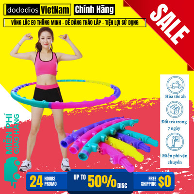 Vòng Lắc Eo Giảm Mỡ Bụng, Tháo Lắp Dễ Dàng - Hàng Chính Hãng Dododios