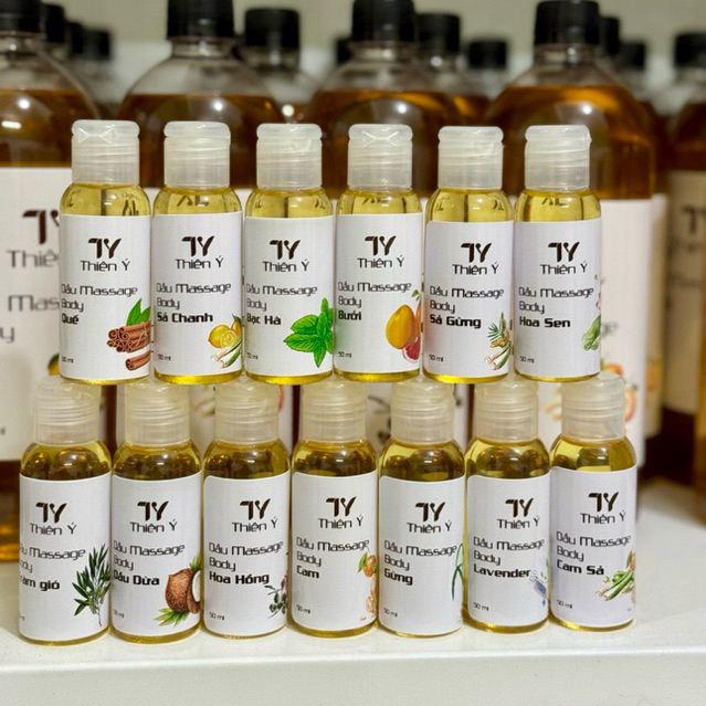 Mẫu Thử Dầu Massage Body 50ml, Dầu massage dưỡng ẩm làm mềm mịn da, lành tính trơn tốt ( Vui Lòng Mua từ 2 sản phẩm )