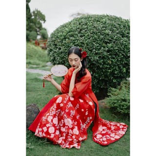 OLV - Áo dài AD Phúc Hy (Không kèm quần)