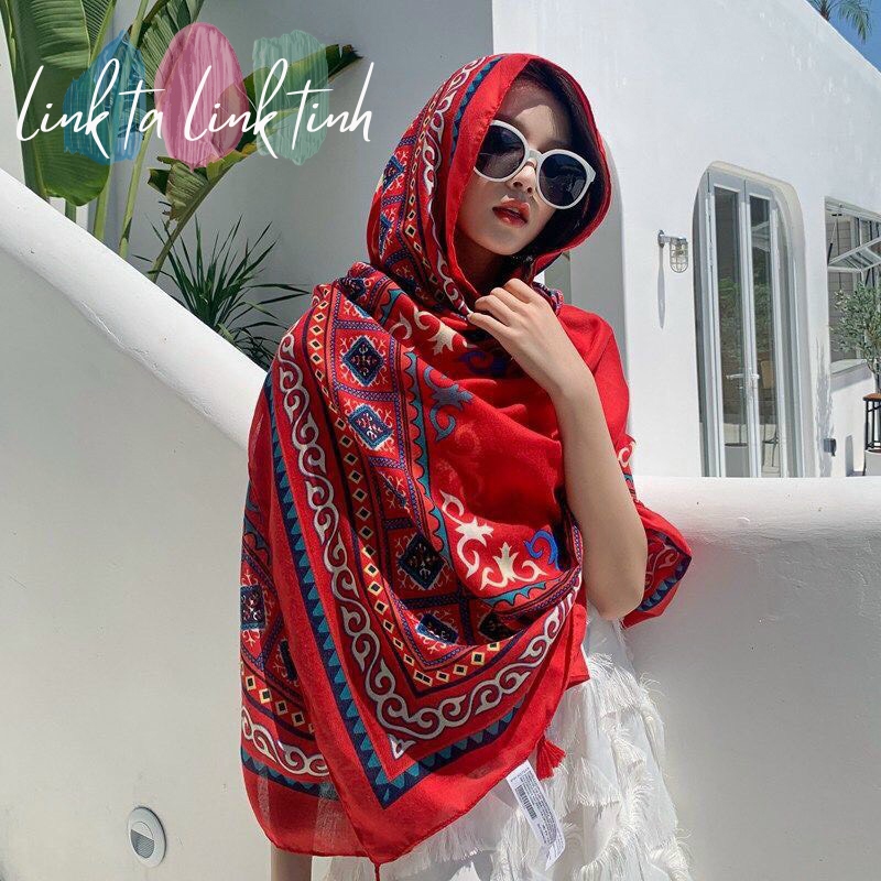 khăn bohemian - khăn choàng bohemian CAO CẤP