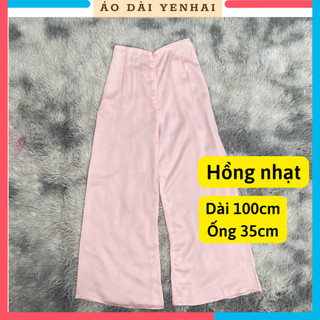 Quần lụa Satin mặc kèm áo dài cách tân