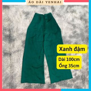 Quần lụa Satin mặc kèm áo dài cách tân