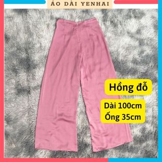 Quần lụa Satin mặc kèm áo dài cách tân