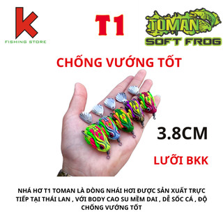 Nhái hơi T1 Toman , nhái hơi câu lure cá lóc cá chẽm made in Thái Lan