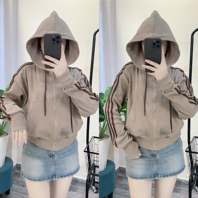 ÁO KHOÁC SỌC TAY NỮ NHIỀU MẪU, ÁO KHOÁC CHẠY SỌC TAY