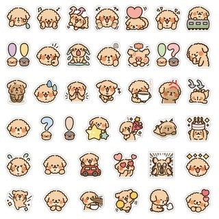 100 cái Sticker cún chibi/pet/ cute chống nước dán laptop st106 - PK10